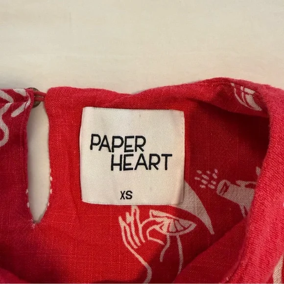 Paper Heart Linen Tequila Anthropologie Dress - Picture 4 of 9